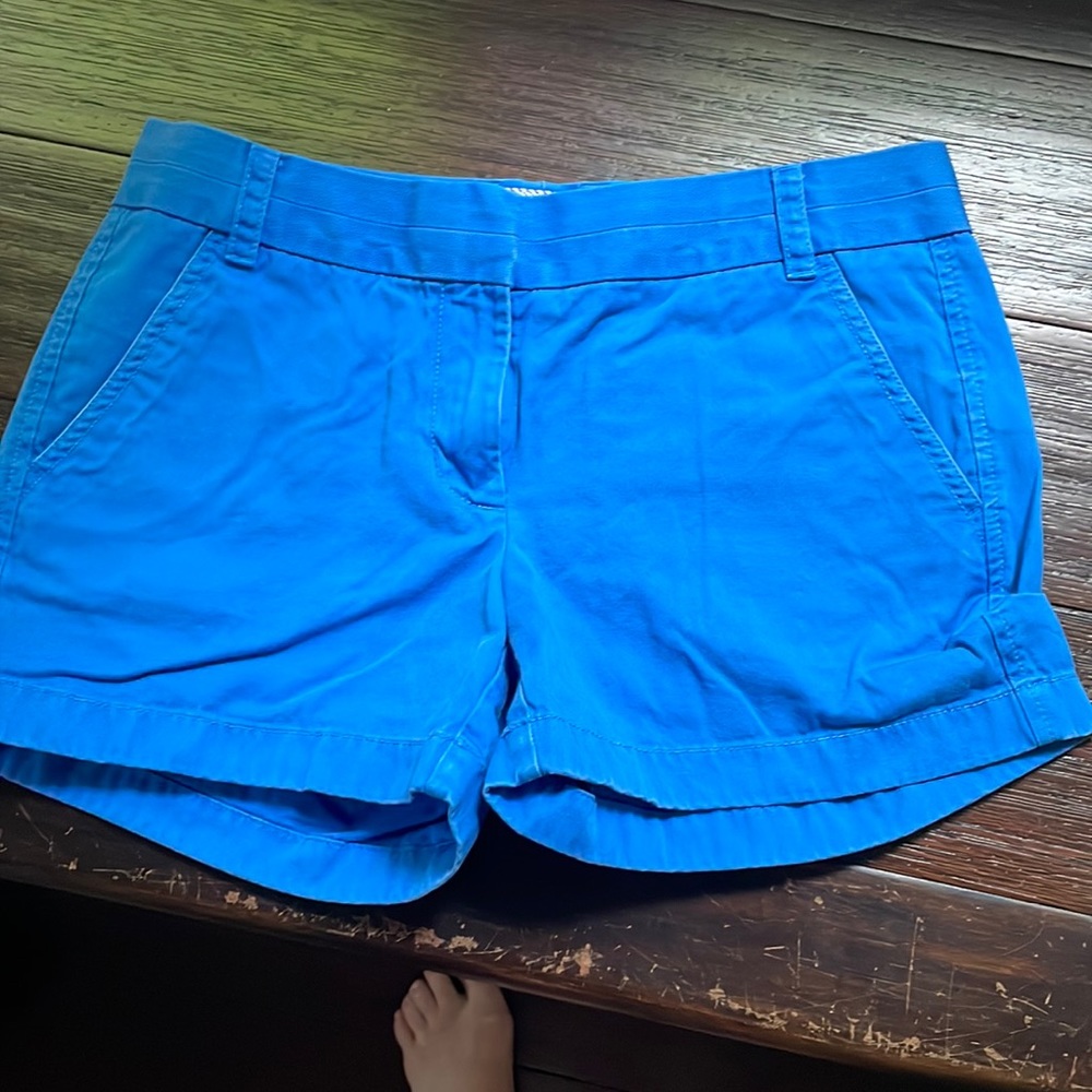 J crew blue shorts